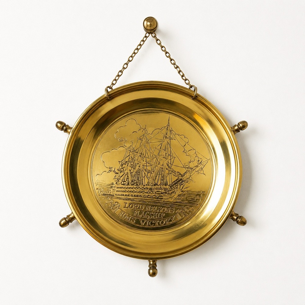 Victory Lord‎ Nelson's Flagship Ship Wheel Wall Hanging Plate